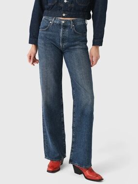 Citizens Of Humanity Women's Annina High Rise Wide Leg Jean Size 24